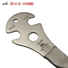 BIKEHAND велосипедный ножной ключ гаечный ключ инструмент для ремонта велосипеда легированная сталь длинная ручка Профессиональный велосипедный инструмент 15 мм YC-163L