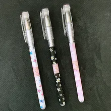 

3X Elegant Daisy Flower Butterfly Gel Pen Writing Signing Pen Student Stationery School Office Supply Kids Promotion Gift