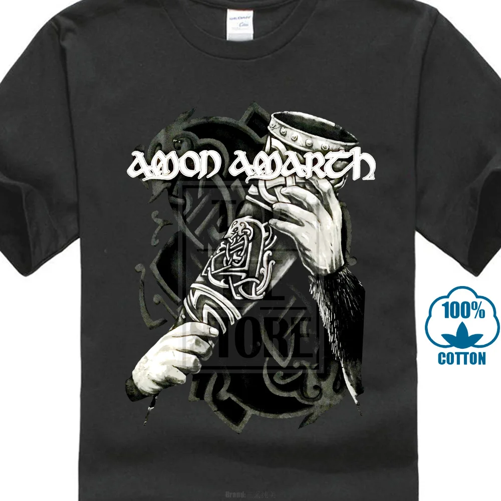 

Amon Amarth Men'S Raise Your Horns T Shirt Xxxx Large Black