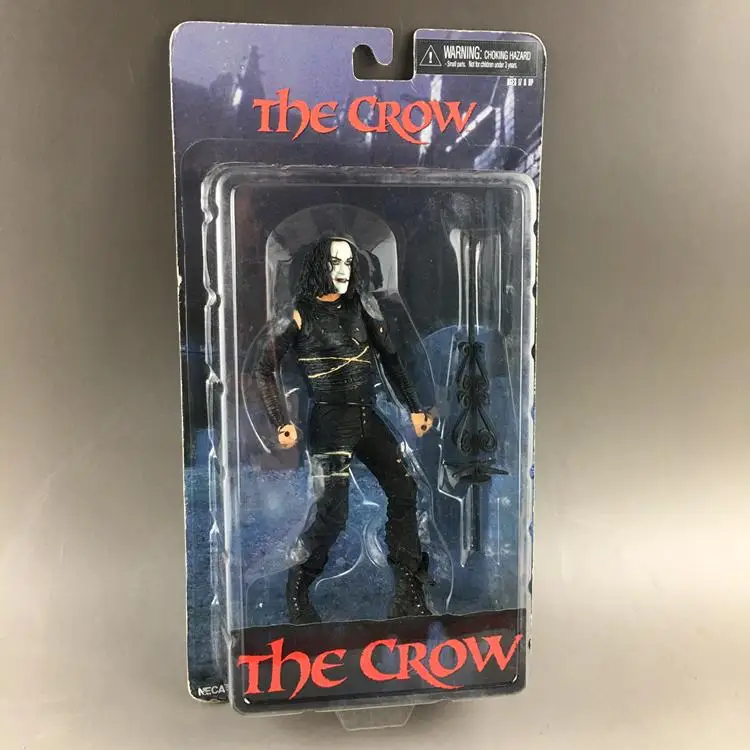 

Box Toy Old Goods Original Garage Kit Horror: The Crow with Accessories Action Figure Joints Doll Collectible Model Toy