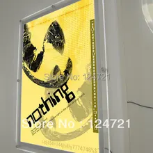 Высокая яркая настенная акриловая рамка 400 мм x 600 мм, светодиодный тонкий лайтбокс реклама Новинка