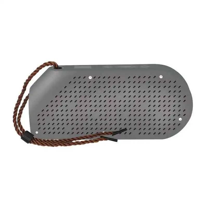 Беспроводной Bluetooth динамик 10 Вт Водонепроницаемый Колонка стерео сабвуфер Портативный - Цвет: Серый
