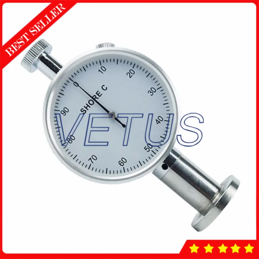 US $292.50 LACYJ Single Pointer Shore Hardness Test Stand with Shore C Durometer Testing Platform included LXC1 Analog Dial Sclerometer