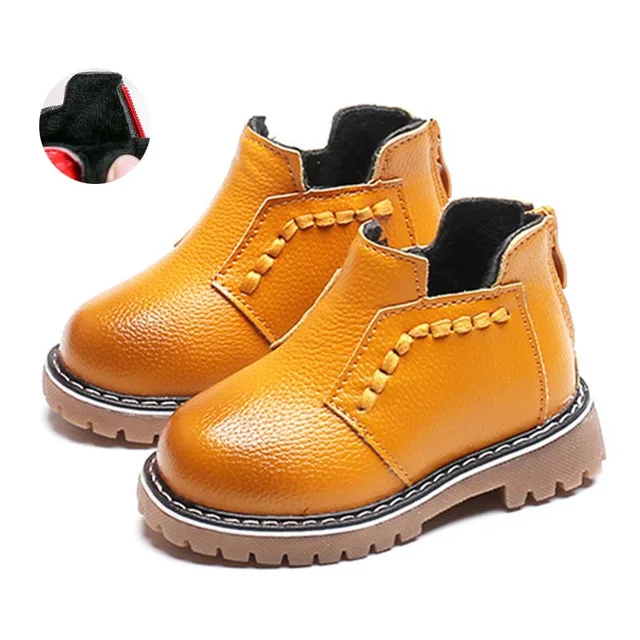 Children boots high quality waterproof kids snow boots warm plush