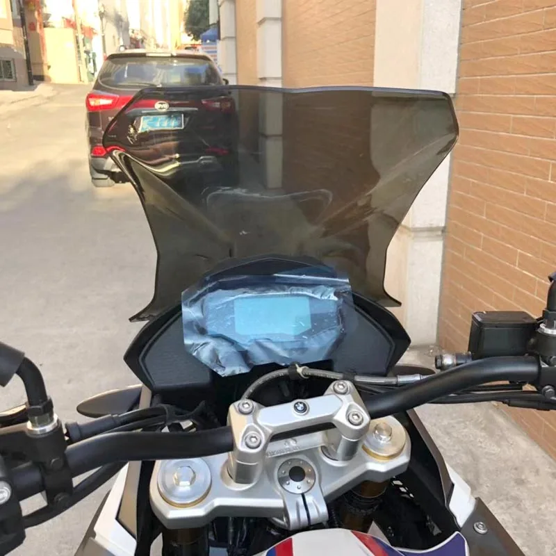 Мотоцикл ветер экран ветрового стекла козырек подходит для BMW G310GS G310 GS 17 '-18' двойной пузырьковый экран
