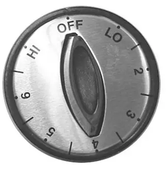 

22046 HENNY PENNY CHICKEN DISPLAY CONTROL KNOB FOR INF RADIANT SWITCH REGULATOR