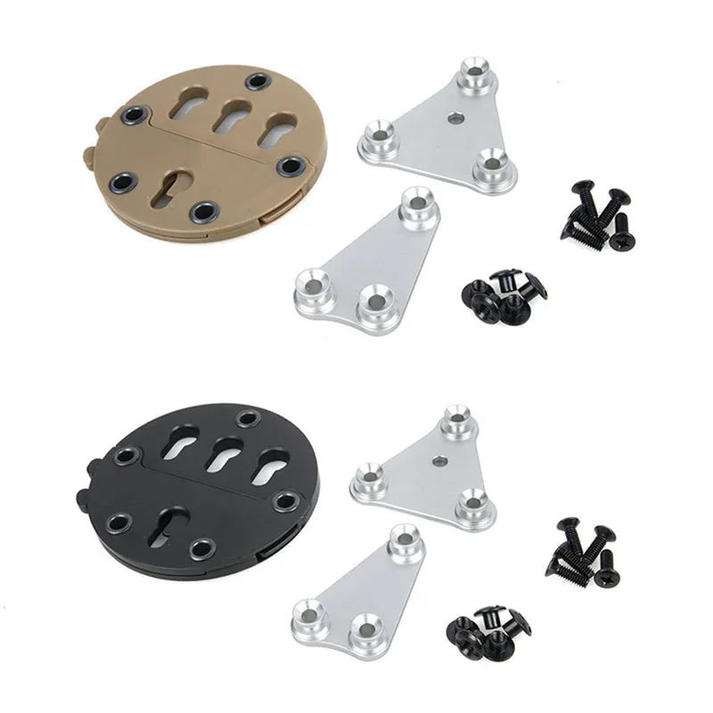

BK/CB Tactical Airsoft TMC G style Wheel GC Molle Belt Platform Quick Detach Holster Adapter Mount