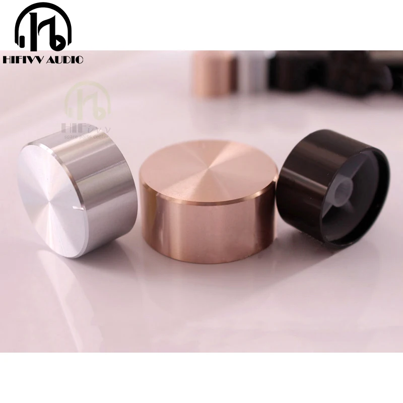 

knob amplifier knob Aluminum Volume knob 1pcs Diameter 48mm Height 22mm audio hifi amplifier Potentiometer knob
