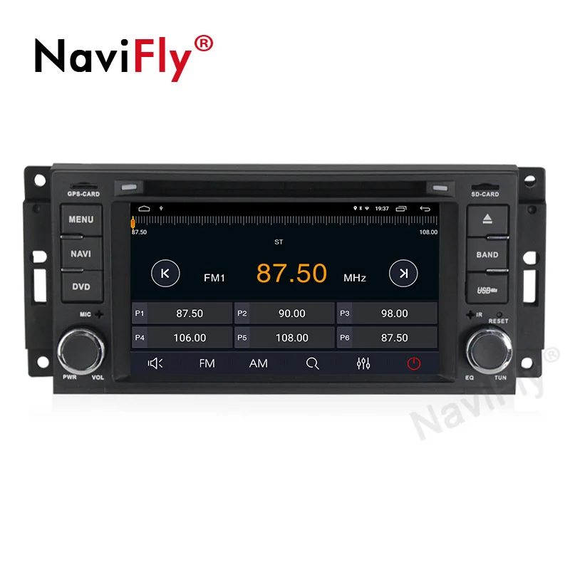 Perfect 2+32G Android 9.1 Car dvd player GPS Navigation For Chrysler/300C/jeep/Compass/Dodge/Grand/Cherokee Radio WIFI FM BT USB Canbus 3