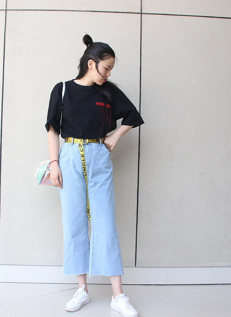 Cinture Donna Модные женские дизайнерские ремни для платья корейский стиль Харадзюку желтые буквы подходят ко всему длинный холщовый ремень для женщин