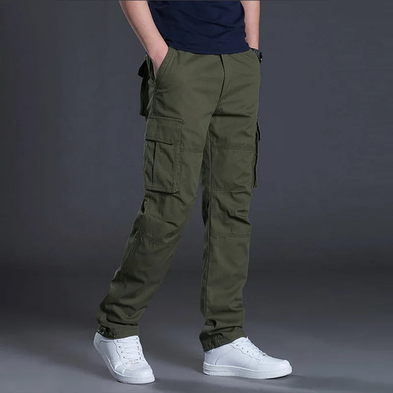 

Spring Autumn Lightweight Multi Pocket Militar Tactical Cargo Pants Men Combat Army Military Pants Joggers Cotton Man Trousers