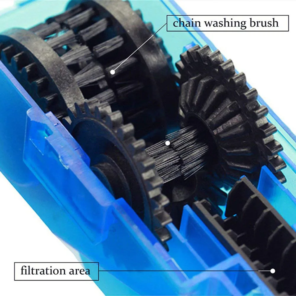 Sale 3pcs/set Portable Bicycle Chain Cleaner Bike Clean Machine Scrubber Wash Tool Mountain Road Bike Cycling Cleaning Tool 8