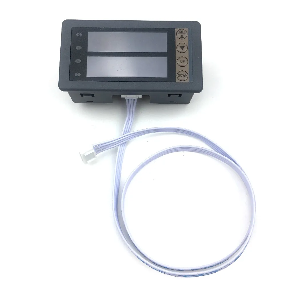 PLC with  display  input parameter display board function is equivalent to text touch screen without programming D110.D114 value