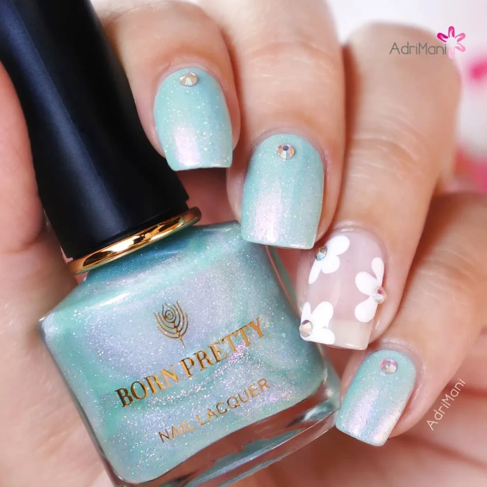 BORN PRETTY Shimmer Голографический лазерный лак для ногтей серия Быстросохнущий лак для маникюра цвет 6 мл