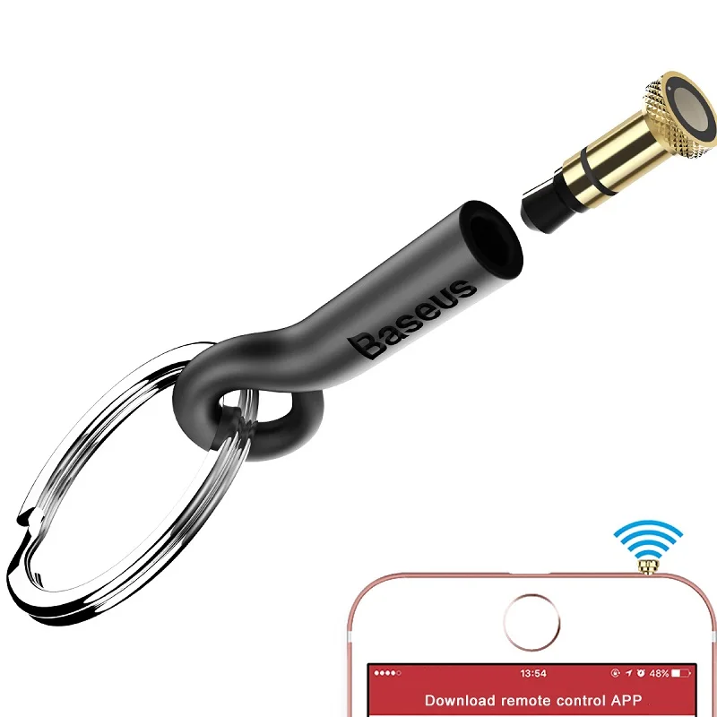 Baseus-Mini-Infrared-Wireless-Remote-Control-For-iPhone-5-5s-6-6s-3-5mm-Aux-Jack (4)