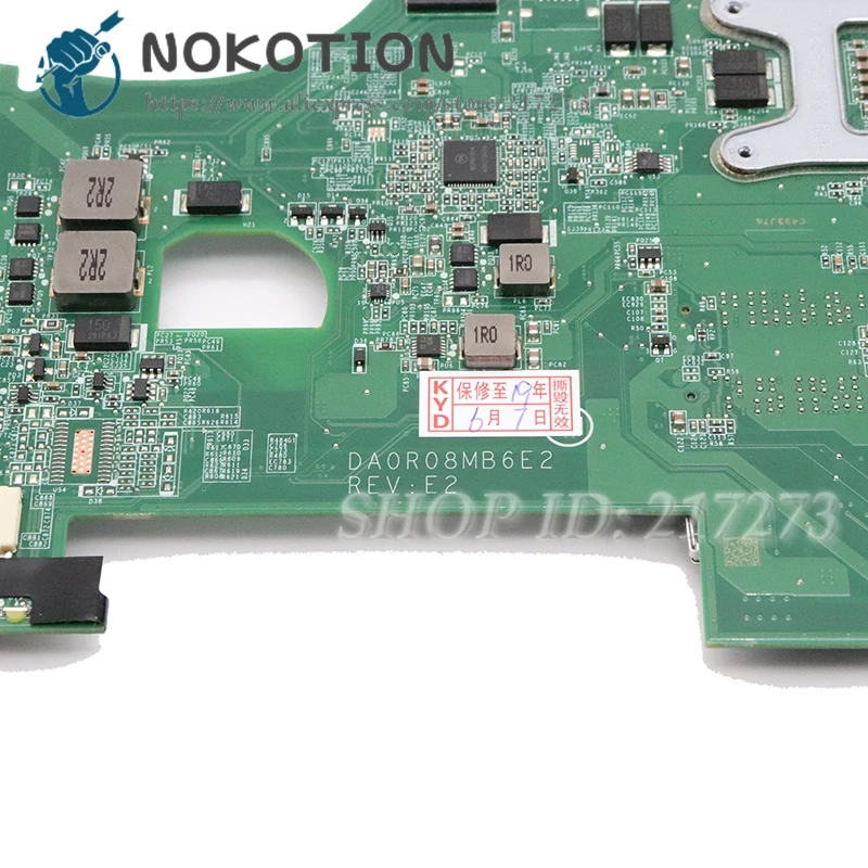 NOKOTION для acer aspire V5-573 V5-573G Материнская плата ноутбука I5-4200U процессор GT740M графика NBM9W11003 NBMBC11003 DAZRQMB18F0