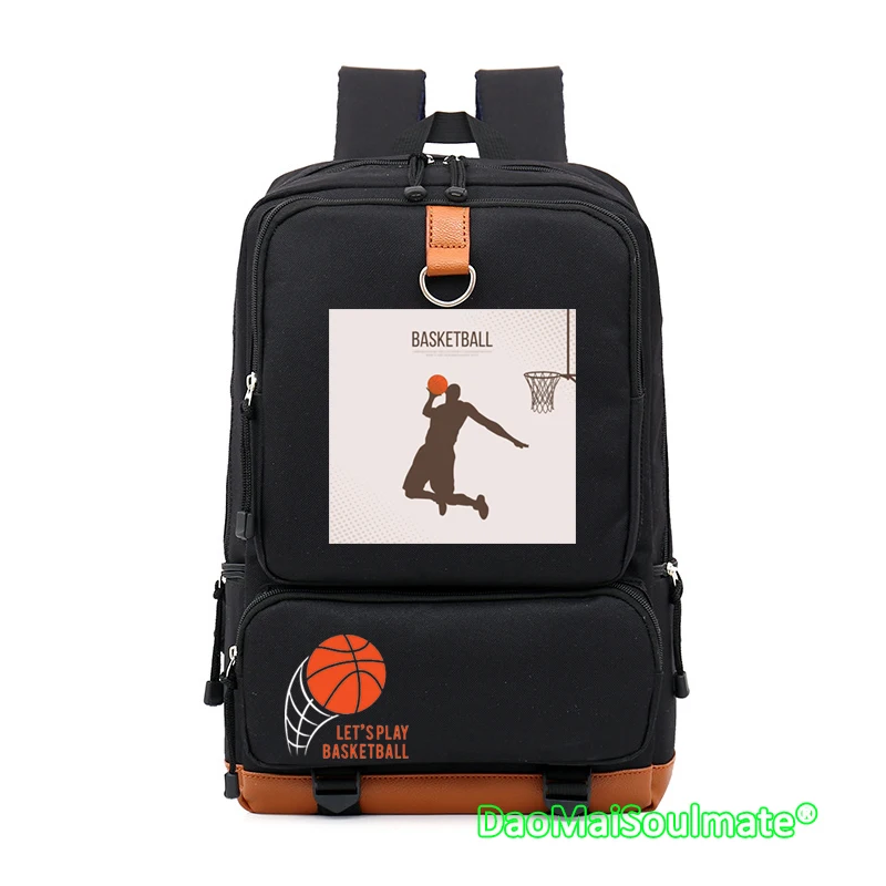 

Basket Ball Slam Dunk Student Bagpack Large Capacity Laptop Backpacks Boys Cartoon Backpack Children Girls Satchel School Bags