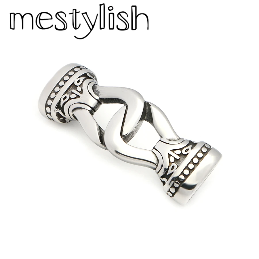 

Mestylish 2pcs/lot Stainless Steel Jewelry Connector DIY Findings OT Accessories Fit DIY Handmade Jewelry Bracelet Findings