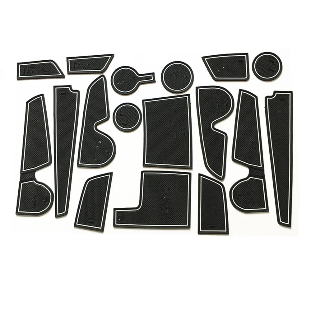 

For ix25 Hyundai Creta door mat Gate slot pad anti-slip Cup pad Interior decoration accessory car-styling cover 2015-2018