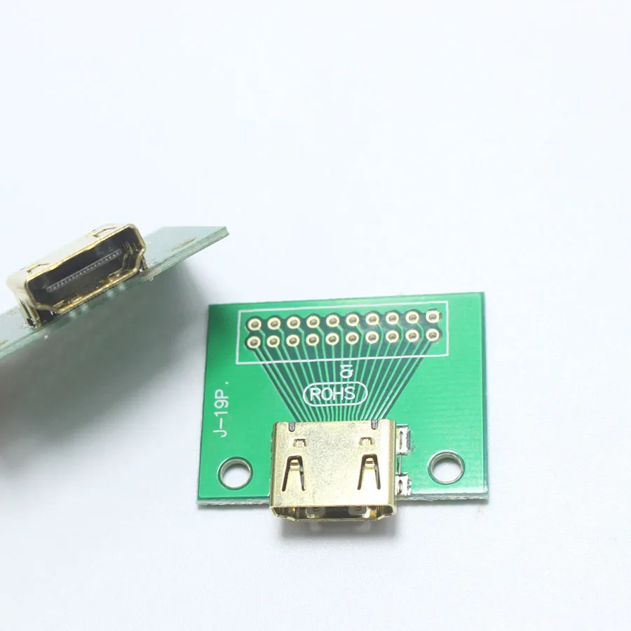 EClyxun 1 шт. позолоченный HDMI 19 P тестовый разъем контактный адаптер тестовая плата с