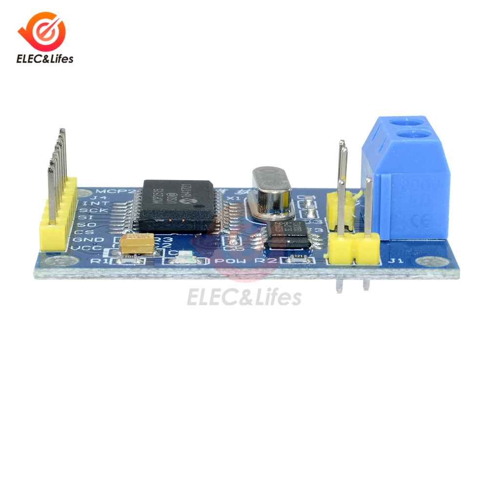 MCP2515 CAN шина плата модуля TJA1050 приемник SPI для Arduino 51 MCU контроллер рычага передачи данных на большие расстояния