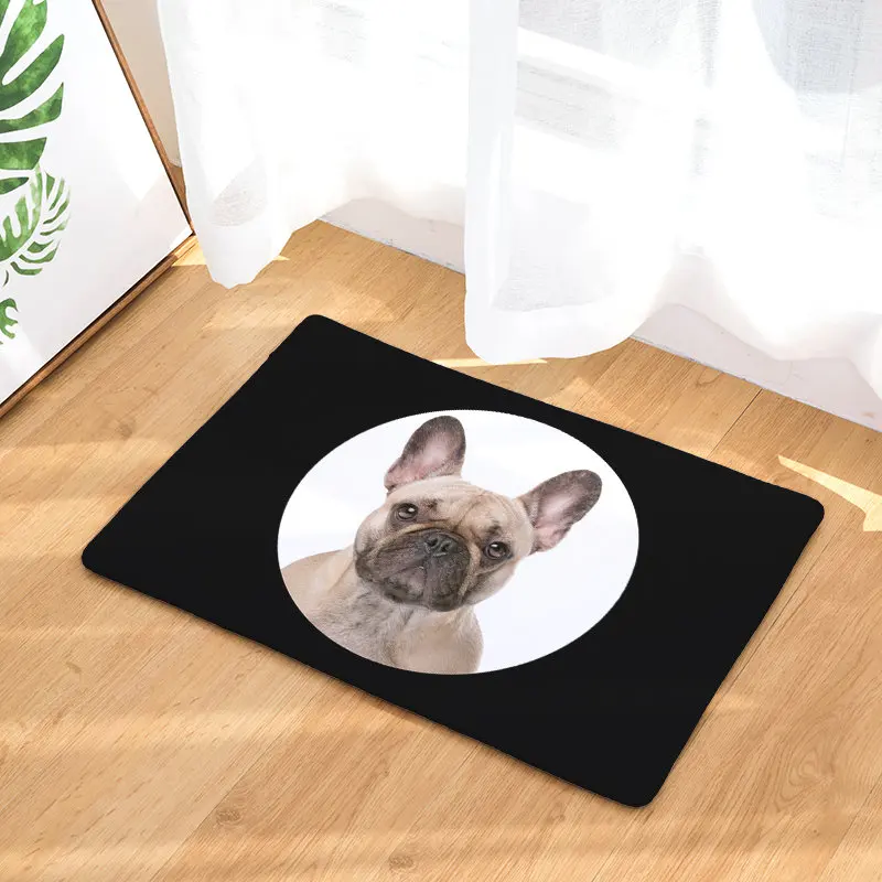 Новая собака с крупной головой печати ковры Нескользящие кухонные коврики для дома гостиной коврики 40x60 см - Цвет: 14