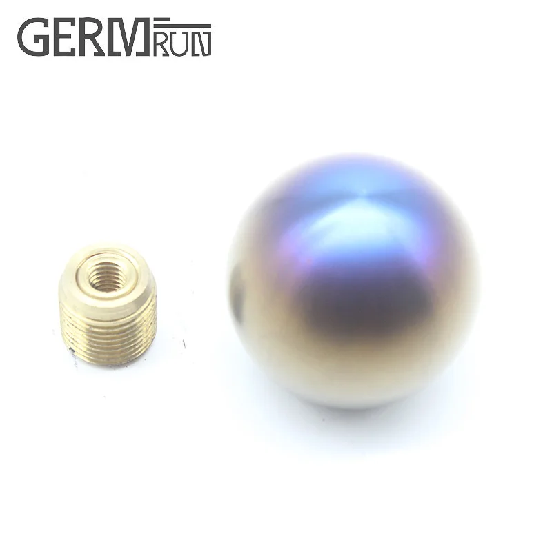 

New Universal 100% Full Titanium Gear Shift Knob gears header parts M8*1.25