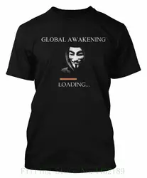 Анонимный футболка V значит вендетта маска Мужские Женские мы 99% футболка Dtg9 футболки короткий рукав