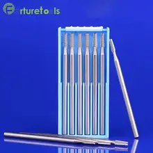 6pcs type E tungsten carving tools Router Bits dremel Rotary hand tools for jewelry head 1.0~2.3mm Shank dia 2.35mm TZ63