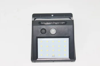 

by dhl or ems 20pcs practical Outdoor 20 LED Solar Power PIR Motion Sensor Wall Light Waterproof Garden Lamp