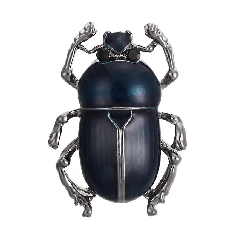 Buy Enamel Beetles Rhinestone Brooches Insect Beetle