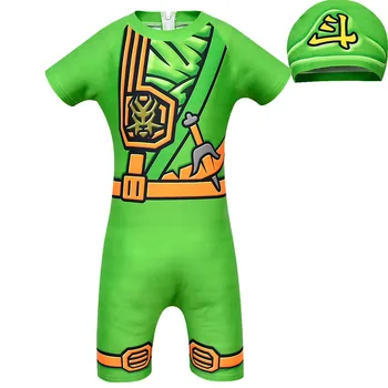 

Ninja Ninjago Costume Boys Girls Clothing Sets Kids Boy Lloyd Jay Kai Cosplay Jumpsuits Halloween Party Clothes Suit With Weapon