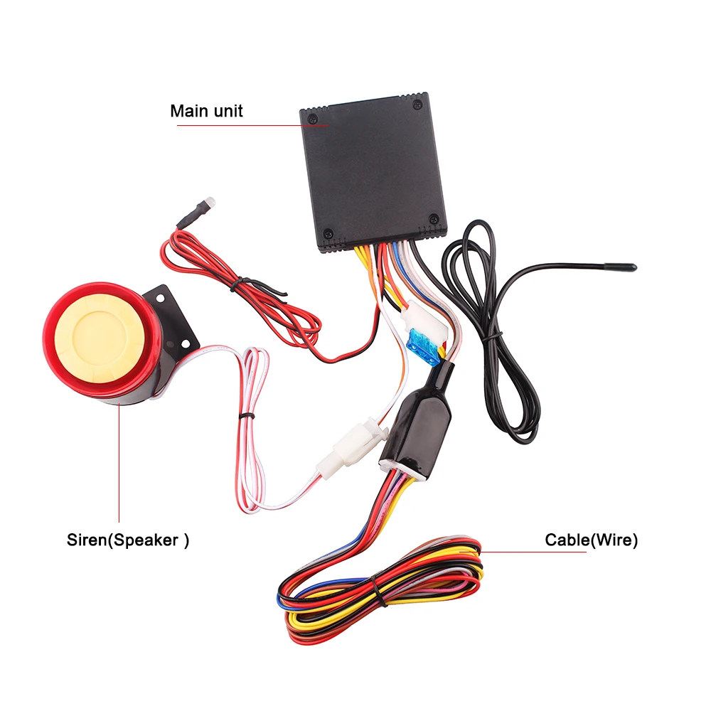 Мотоциклетная сигнализация, система безопасности, 2 способа сигнализации, защита от кражи, дальность дальности, ЖК-пульт дистанционного управления