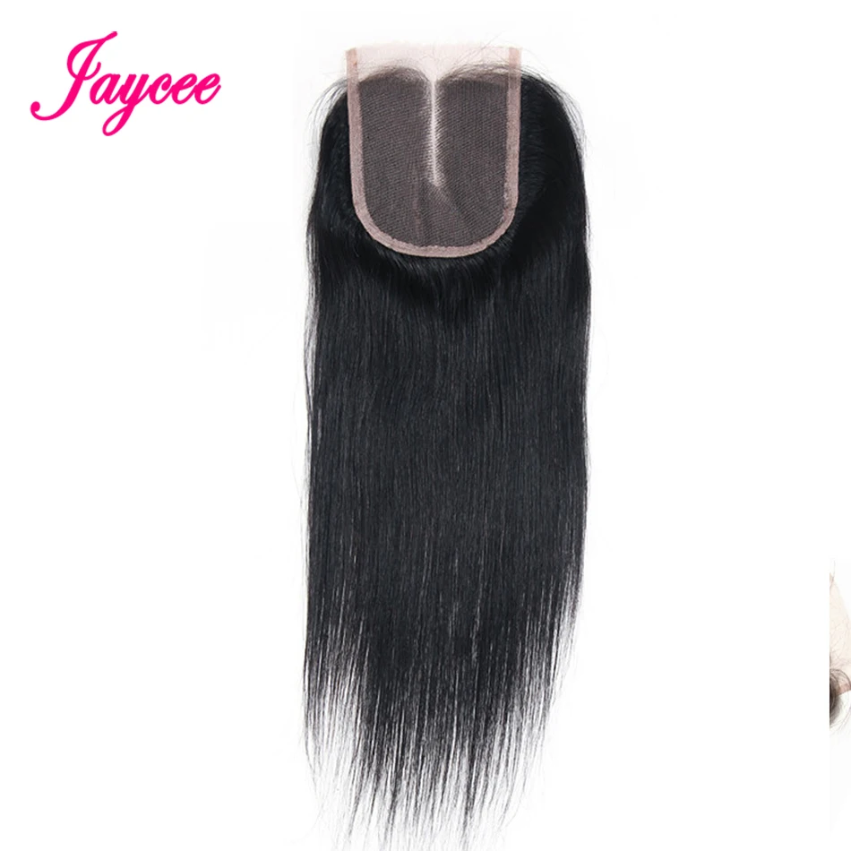 

Jaycee Hair Brazilian Straight Hair Closure Only One Piece Remy Human Hair Closure 4*4 Top Lace Closure