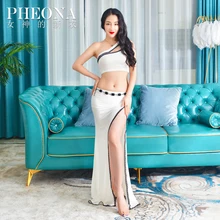 Новая одежда для танца живота женские костюмы с длинной юбкой для танца живота женский сексуальный костюм для танца живота X137