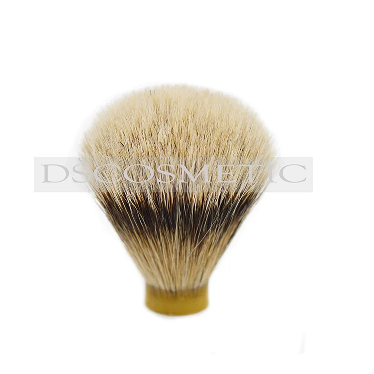 Борода головка щетки кисть из серебристого барсучьего волоса волос помазок узел size21/64 мм for21mm ручка