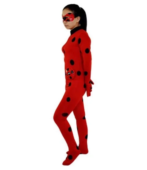 Костюм Леди-жука; комплекты одежды для детей и взрослых; вечерние костюмы на Хэллоуин для девочек; костюм «маленький жук»; комбинезон