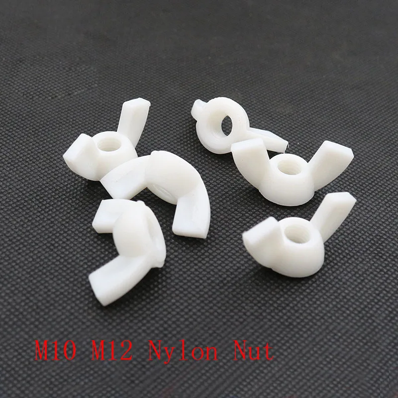 M10 M12 Wing Nuts Nylon Plastic Wing Nuts,handle Adjustable Lighten Airplane Model Aircraft,led