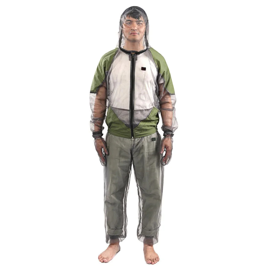 

Pants Fishing Jacket With Hood Outdoor Protective Hunting Gloves Camping Mosquito Repellent Suit Mesh Clothing High Density