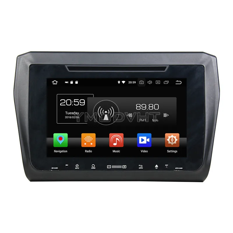 Top YMODVHT 8inch Android 8.0 Octa Core PX5 4GB RAM 32GB ROM Car DVD Player Radio Stereo GPS for Suzuki Swift 2017 2018 0