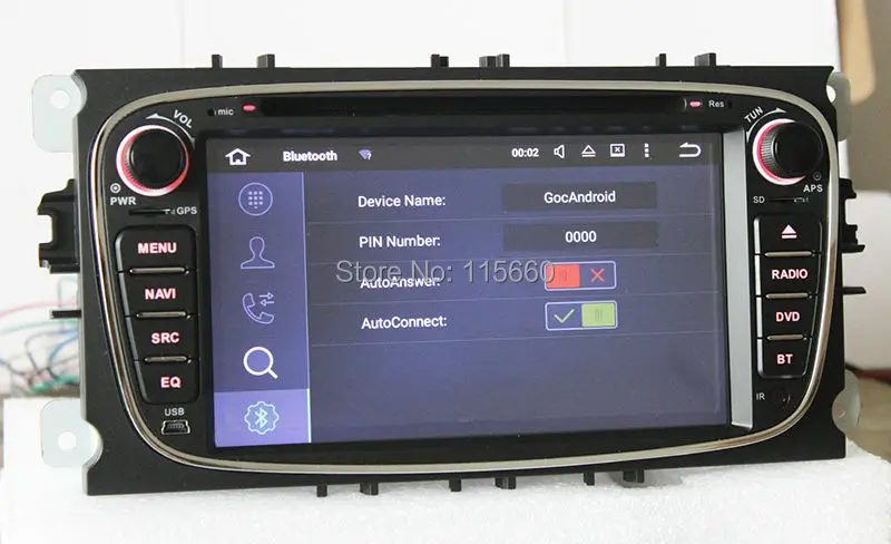 Android 4.4 Quad core Car DVD for Ford Focus Mondeo S-max 10
