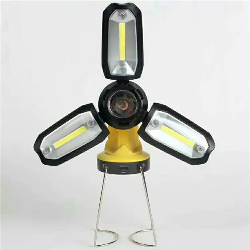 Универсальный перезаряжаемый COB рабочий светодио дный свет светодиодный фонарик Кемпинг свет 8 режимов освещения деформируемый Красивое