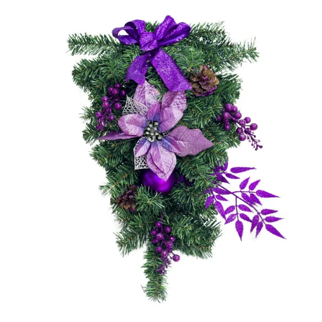 People are hanging their christmas trees upside down NewYear Christmas Upside Down Hanging Ornaments 24 Inch Artificial