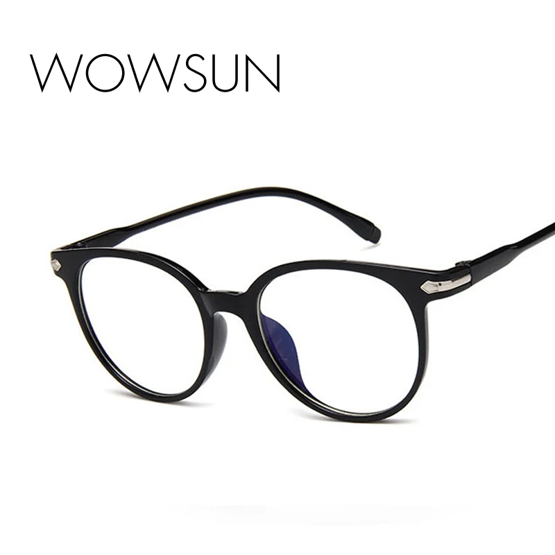 

WOWSUN Retro Oval Flat Sunglasses Women Brand Designer Driving Holiday Flat Mirror Female PC Glasses Frame UV400 A791