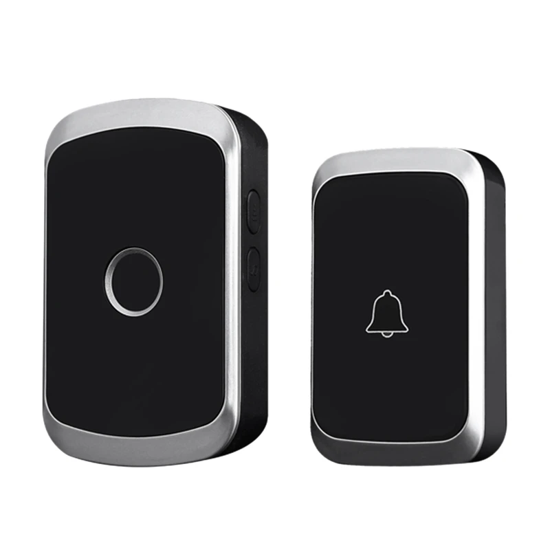 

Cacazi Wireless Waterproof Doorbell 300M Remote Led Flash Home Cordless Door Bell Chime Us Plug