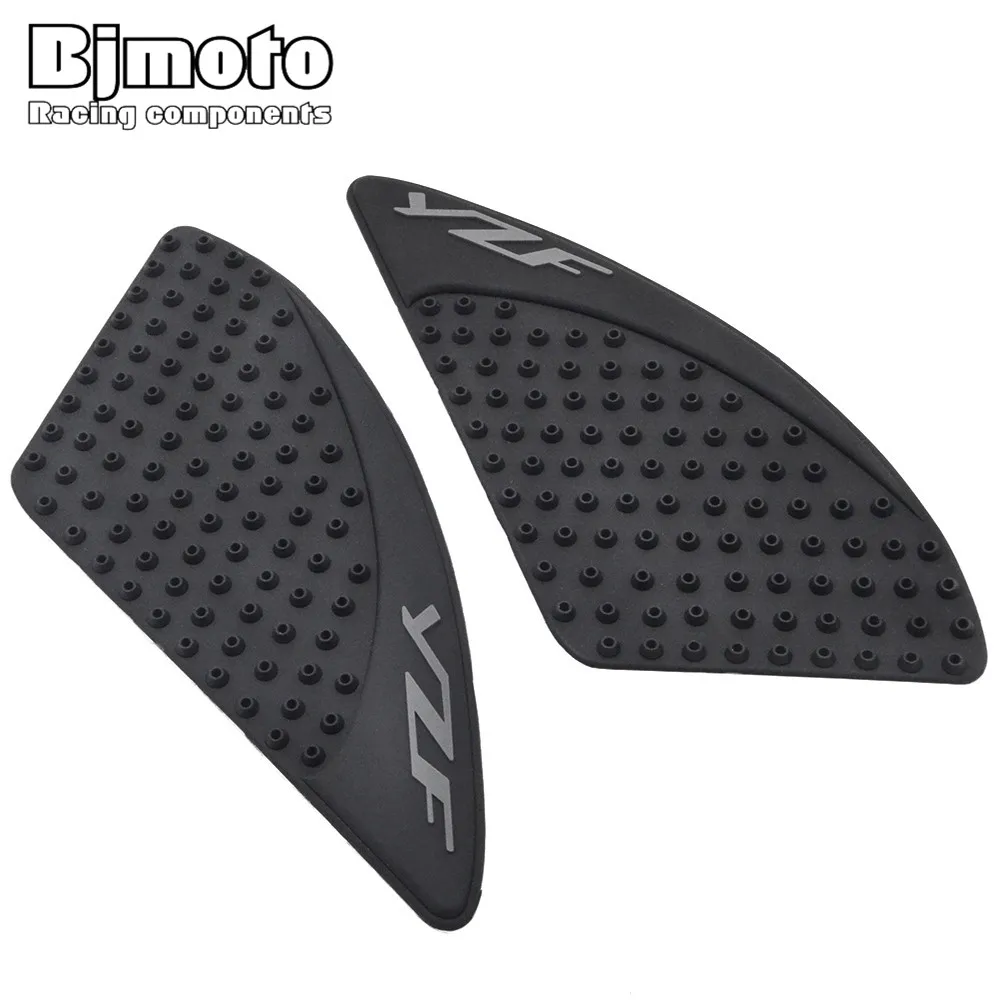 Черные наклейки Bjmoto на бак мотоцикла газовый коленный захват протектор