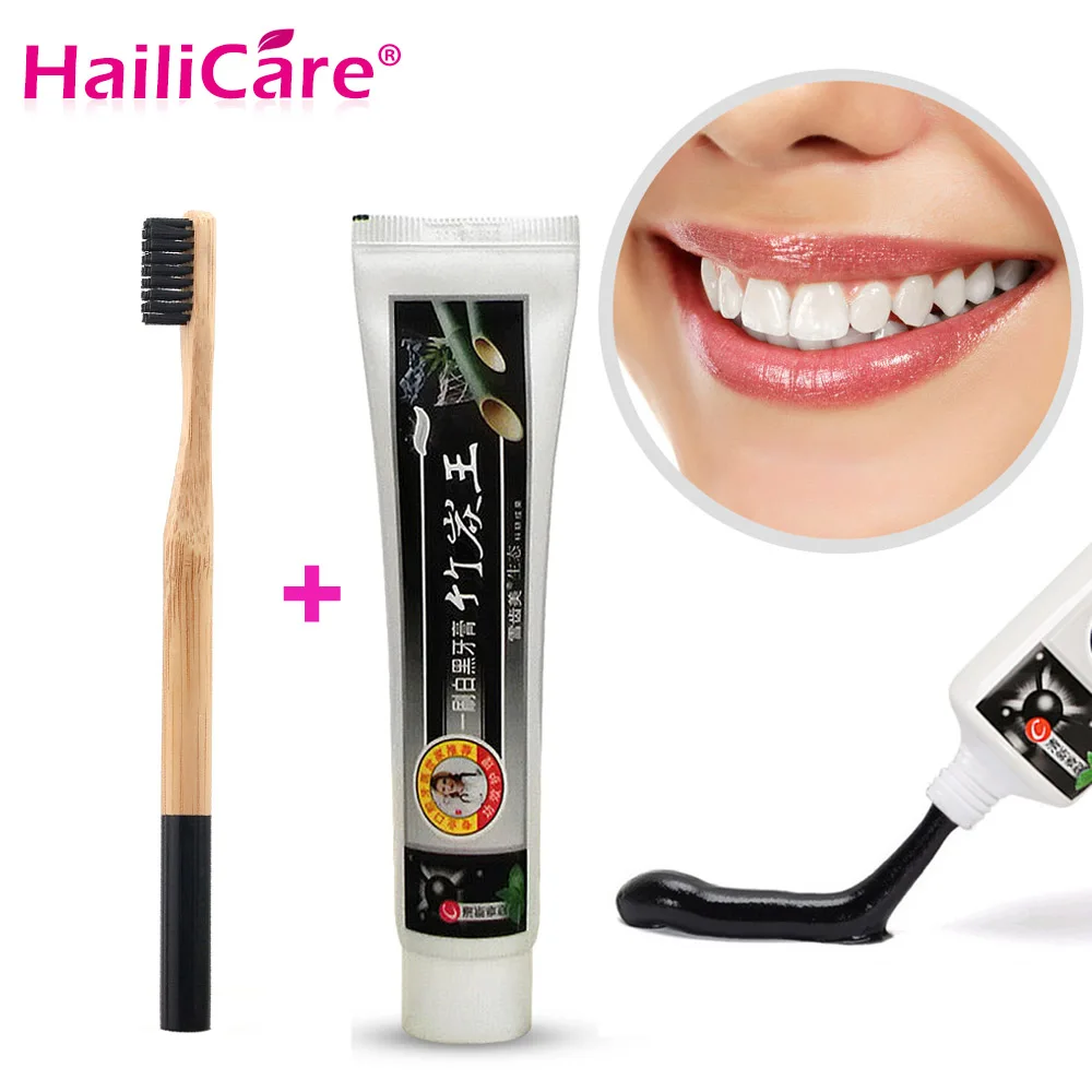 Buy Bamboo Charcoal Toothpaste Set Teeth Whitening
