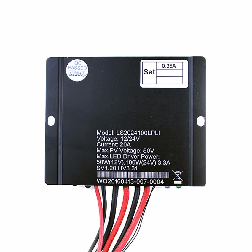 

EPSOLAR LS2024100LPLI 20A 12V 24V Solar charger controller timer IP67 Waterproof lithium battery
