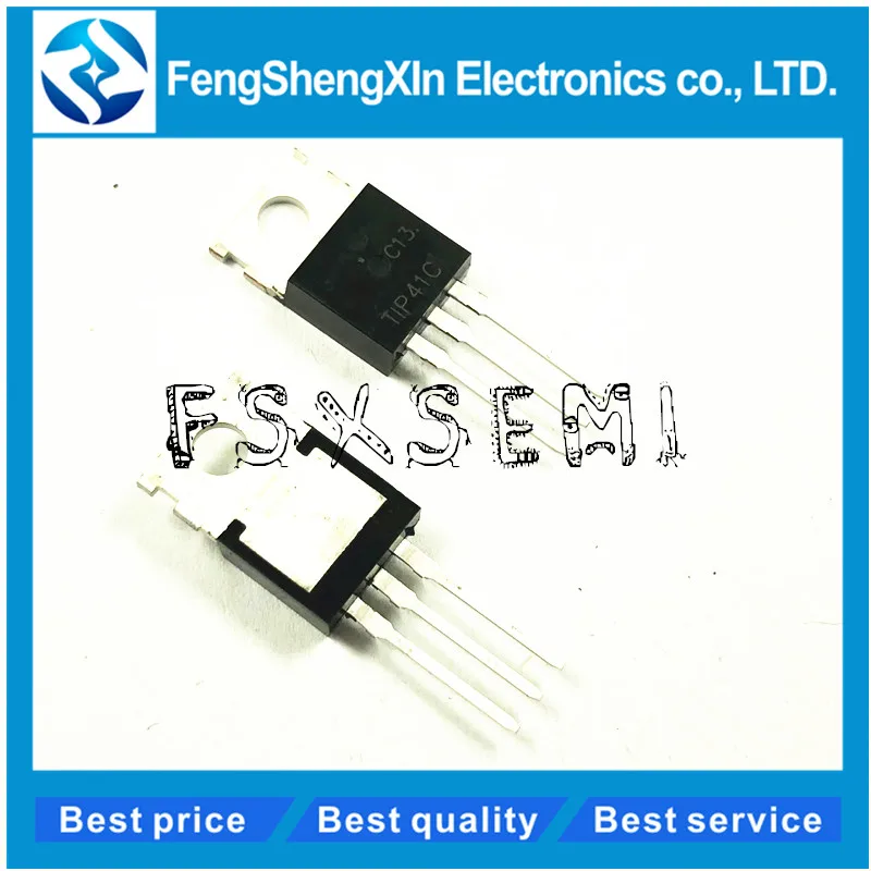 

10pcs/lot TIP41C TIP41 POWER TRANSISTORS TO-220
