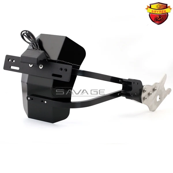 

For KAWASAKI Z800 2013 2014 2015 2016 Motorcycle CNC Aluminum Mudguard Rear Fender Bracket License Plate Holder Light